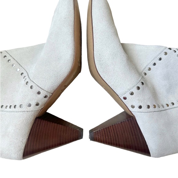 Isabel Marant Deezia Studded Suede Ankle Boots off-white 7 38 - Picture 10 of 11
